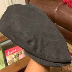 Stetson Black Newsboy Cap (L/XL)